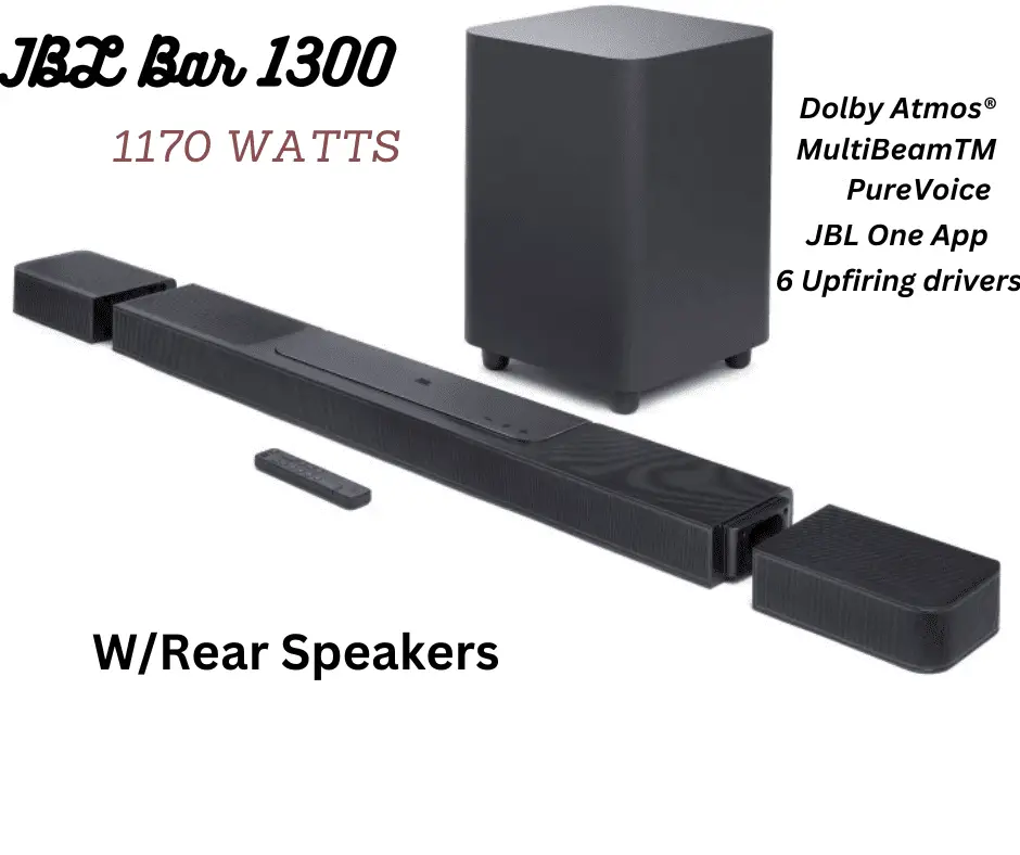 The 2023 1300X JBL Soundbar with Dolby Atmos