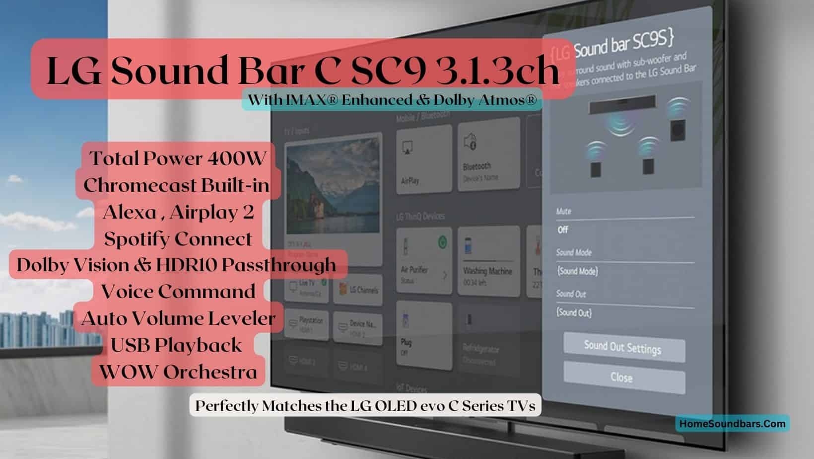 LG Sound Bar C SC9 3.1.3ch